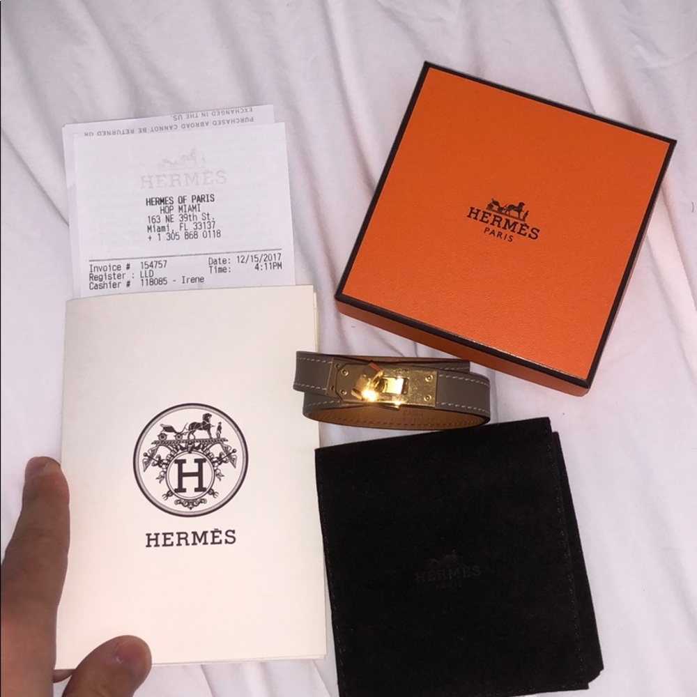 Hermes Kelly Double Tour Etoupe S